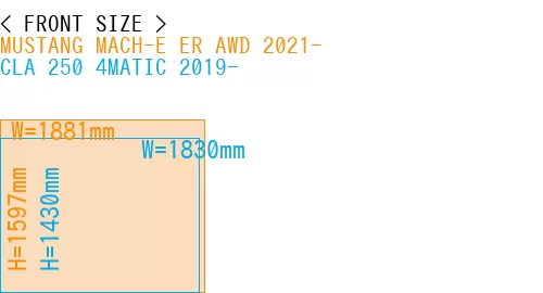 #MUSTANG MACH-E ER AWD 2021- + CLA 250 4MATIC 2019-